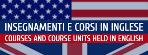 Catalogo degli insegnamenti in lingua inglese